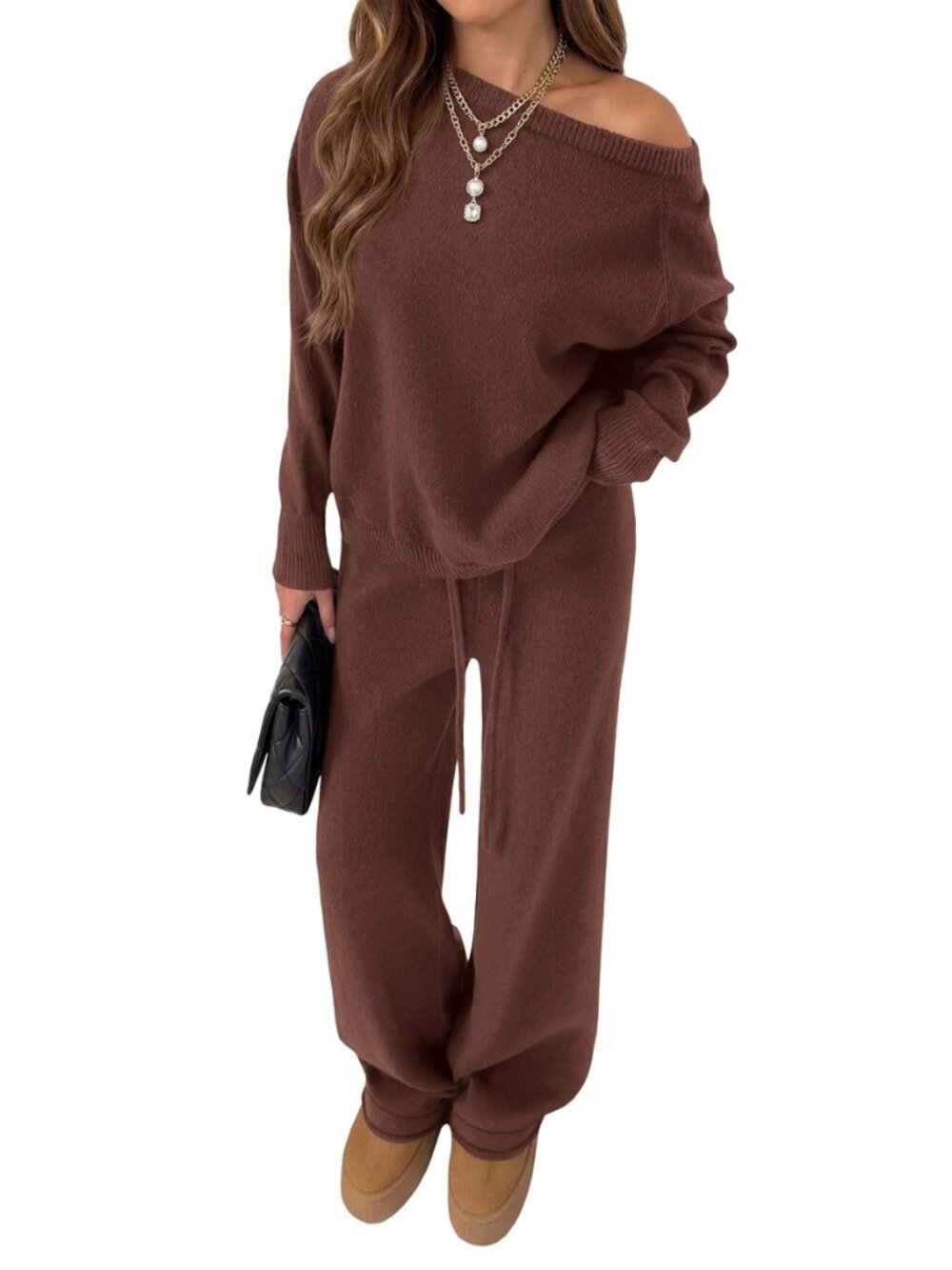 Lounge Sets Womens Sweaters Two Piece Outfits